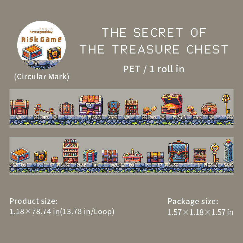1 rulle riskspel PET-tejp (T26032404)
