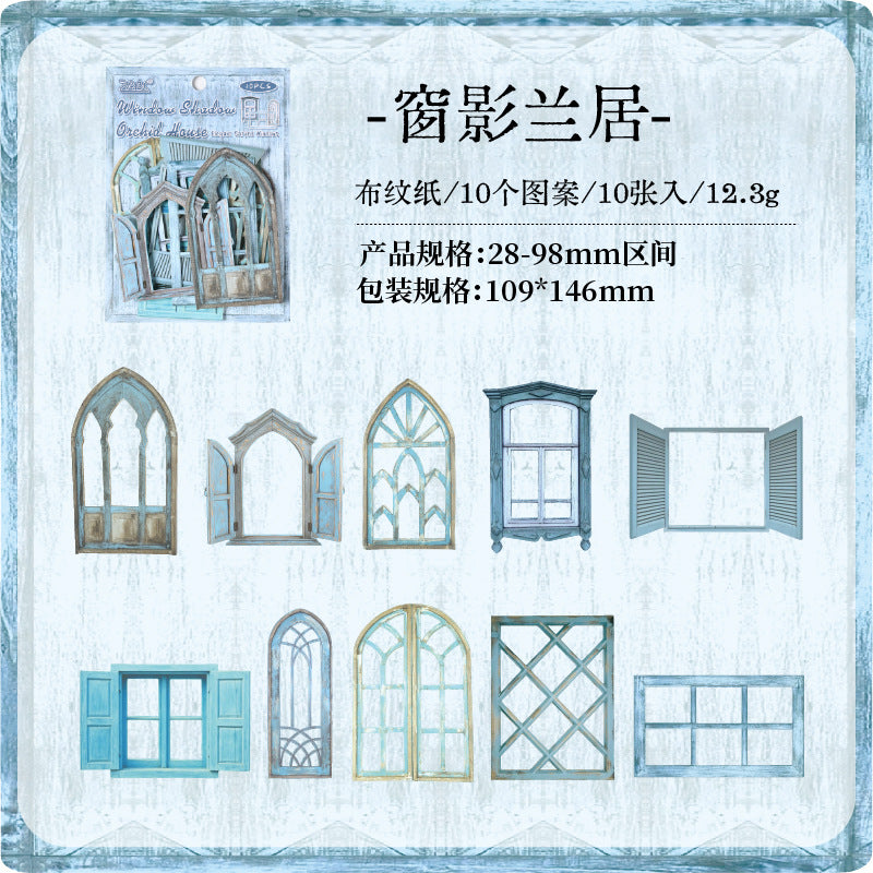 10pcs window card-pack(S26052004)