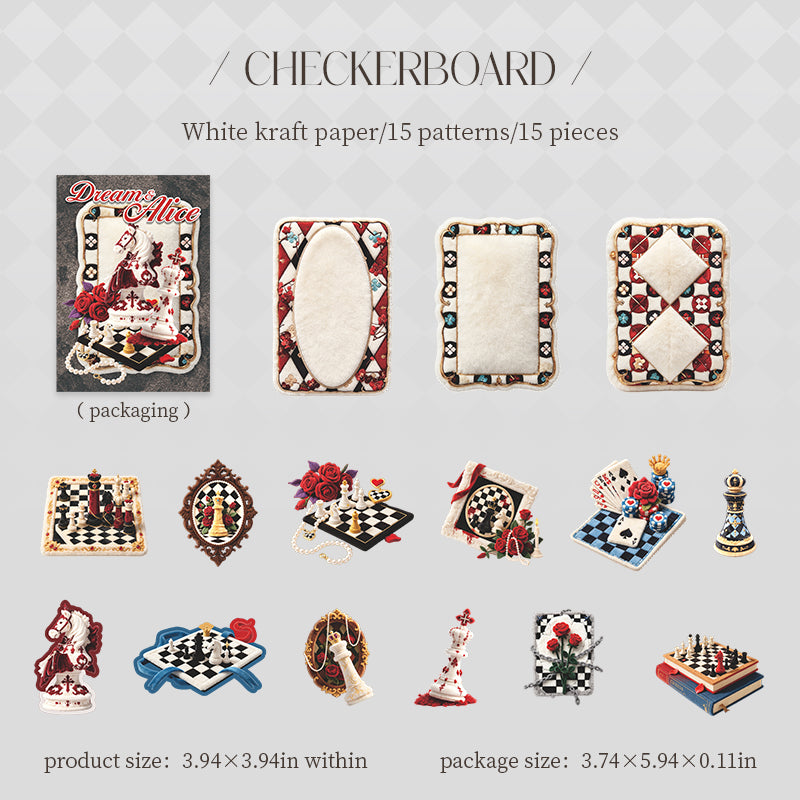 Alice sticker pack 15pcs (S26090904)