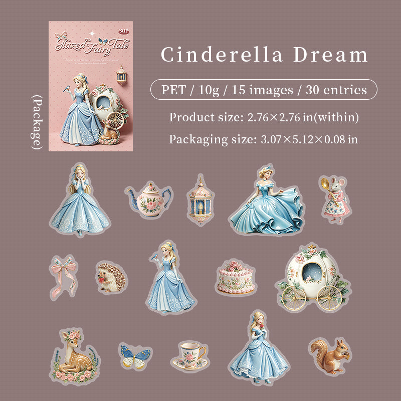 30pcs fairy tale sticker pack(S26061604)