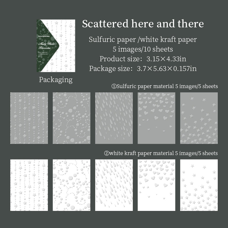 10sheets craft paper pack(P26042104)