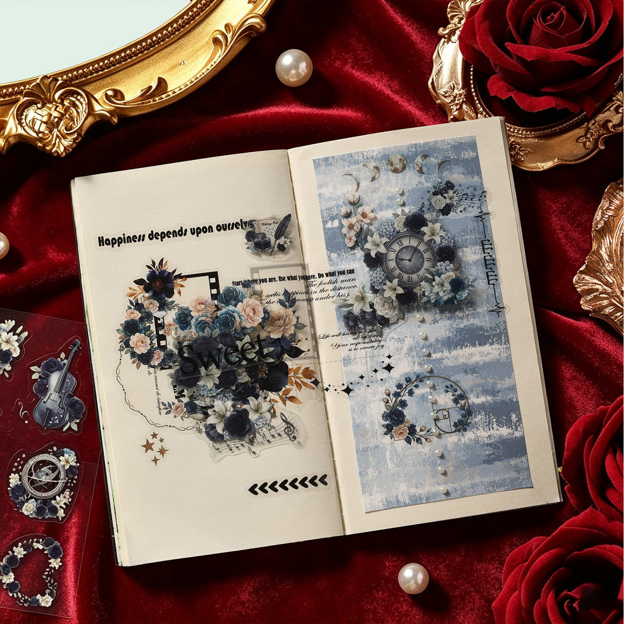 4sheets flower sticker pack(S26090302)