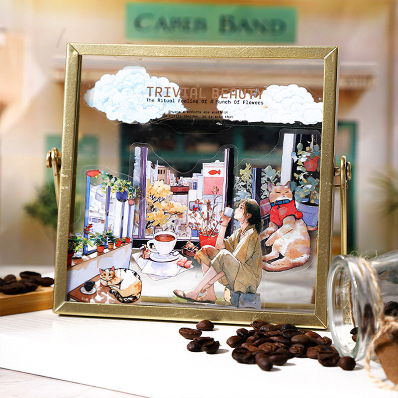 30pcs the coffee memories sticker pack (S25071202)