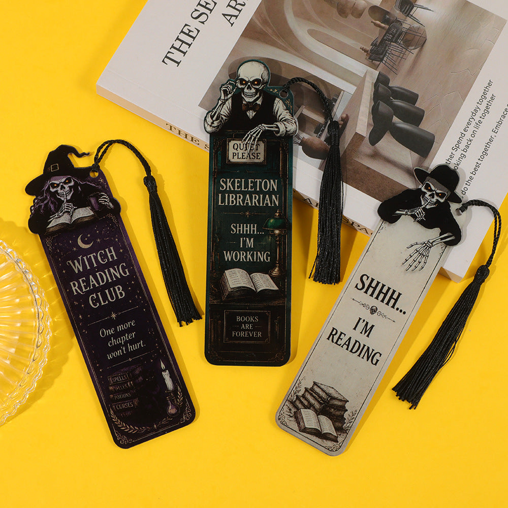 Gothic witch bookmark 1 pc