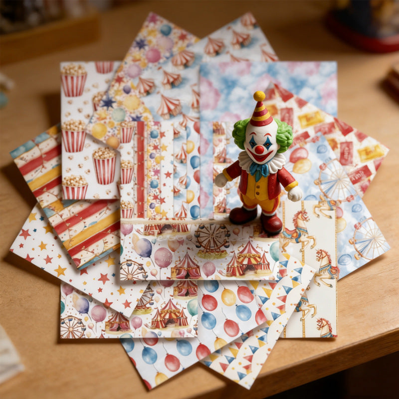 24 st cirkus 6 tums pappersförpackning (TZB25121509)