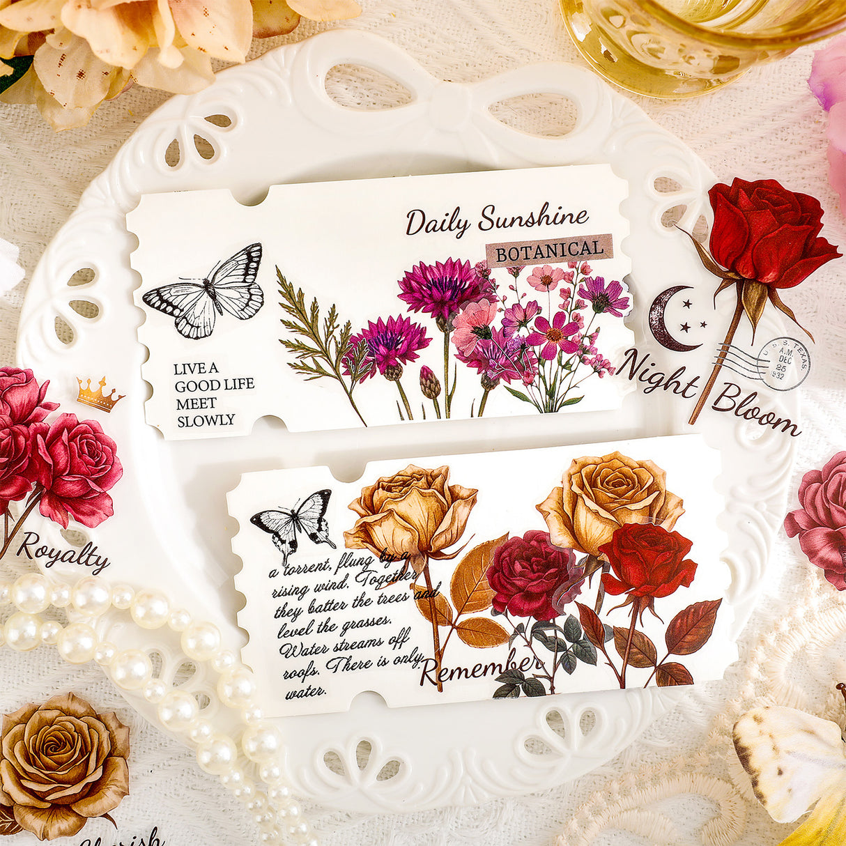 Flower sticker pack 30pcs(S26090909)