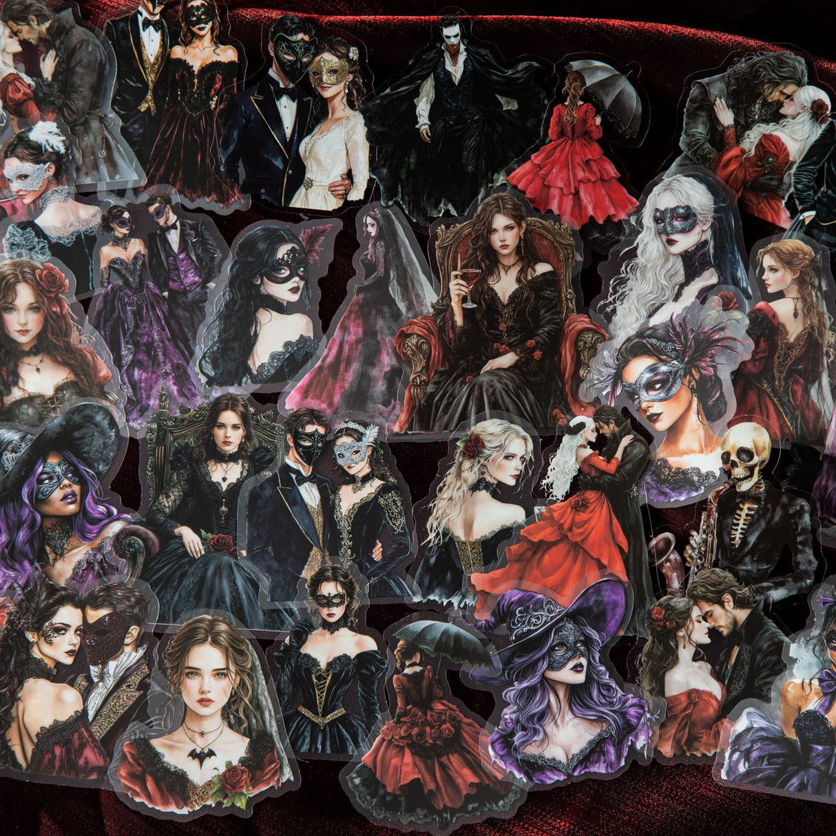 25pcs gothic sticker pack (S25051603)