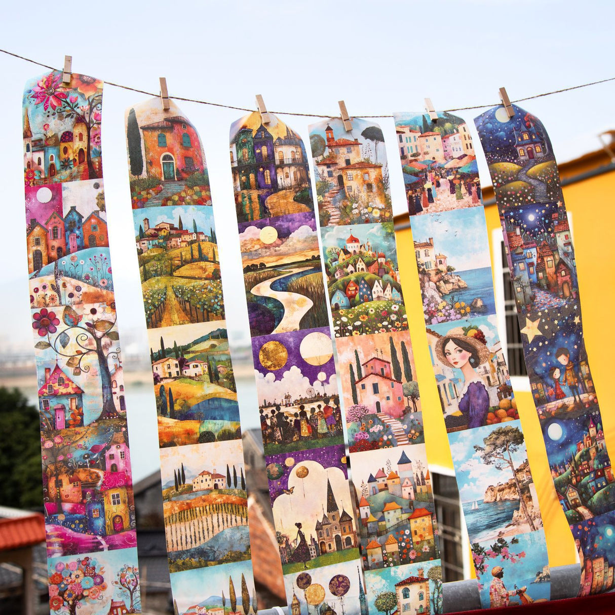 1 roll town life washi-tape (T25042707)