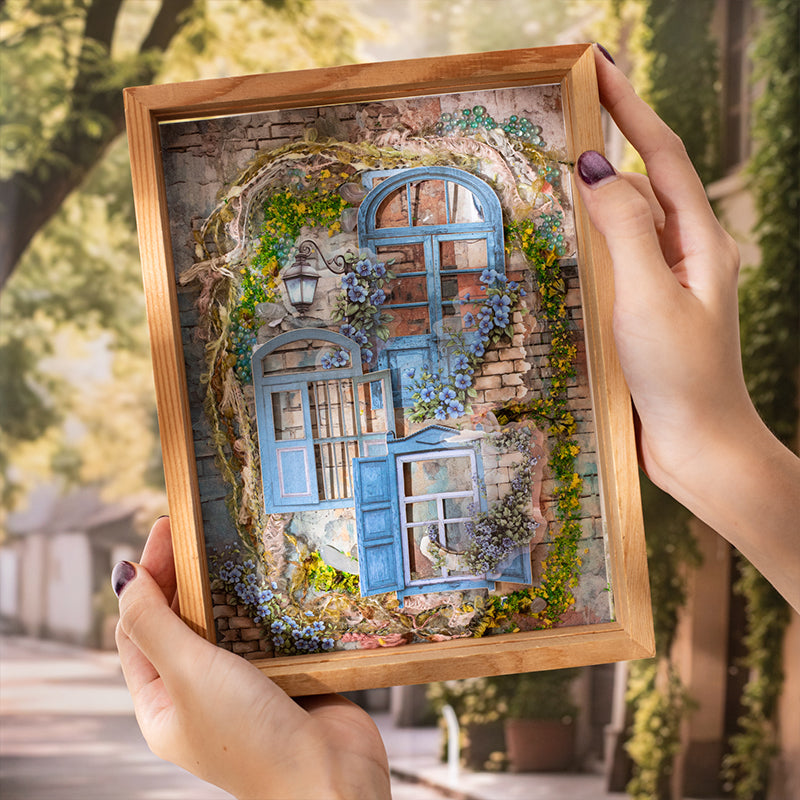 30pcs flower Wall sticker+paper pcak (P25080601)