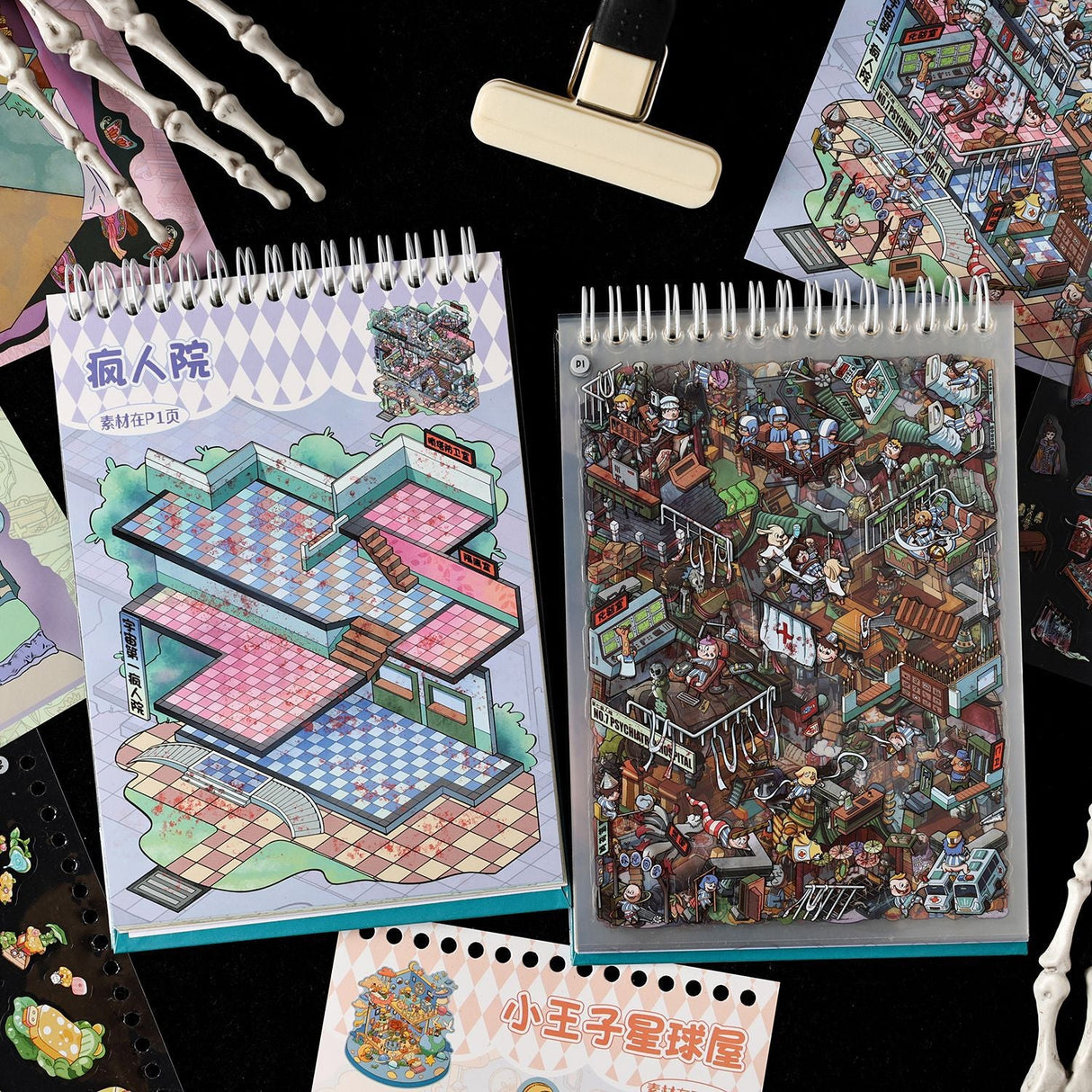 40pcs 3D sticker book (TZB25111806)