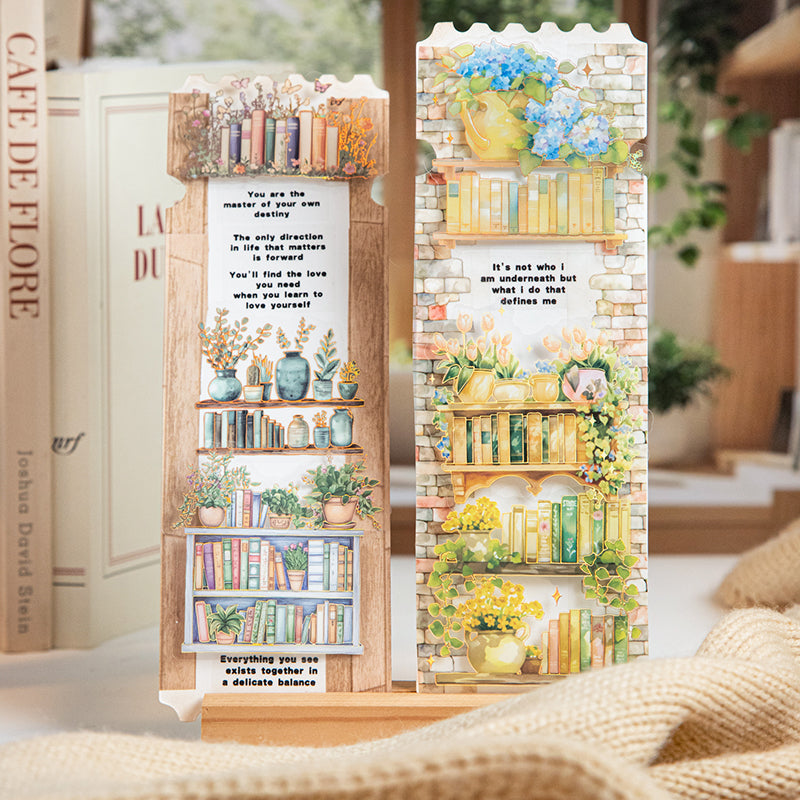 10pcs bookish journey PET- stikcer pack (S25072202)