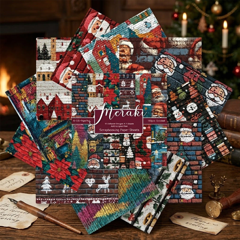 24pcs 6in chritmas paper pack(P26062706)