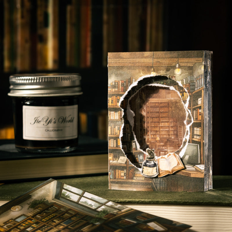 20pcs reading book PET+Washi sticker book (TZB25052802)