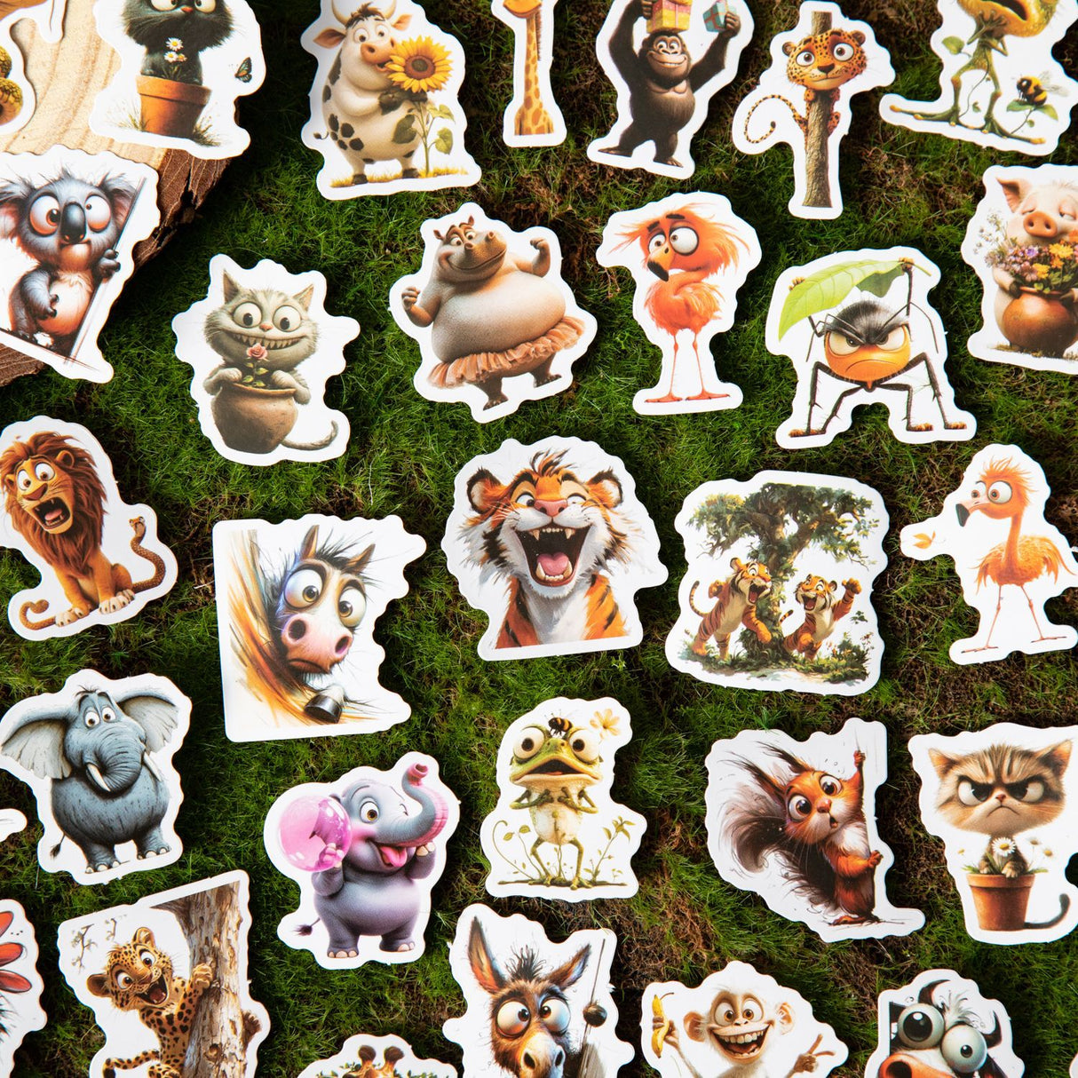 40pcs crazy zoo sticker pack (S25060708)