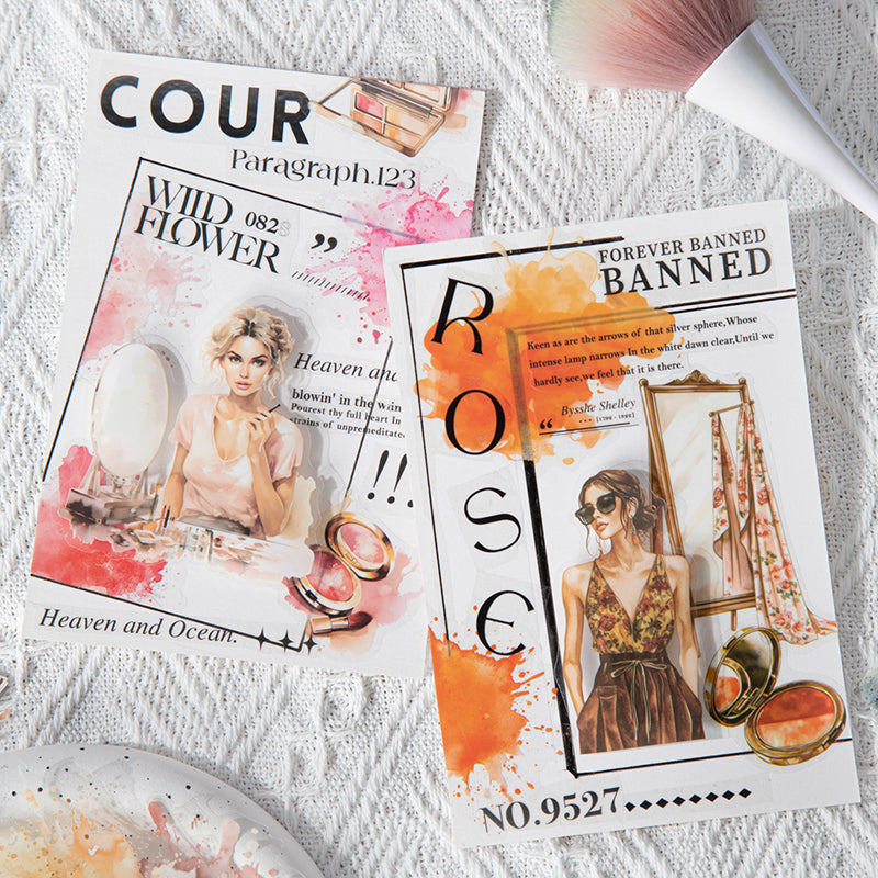 20pcs paris fashion PET sticker pack(S25072203)