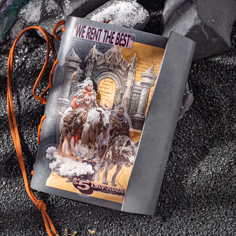 15pcs FANTASY professionals PET-sticker pack (S25062704)