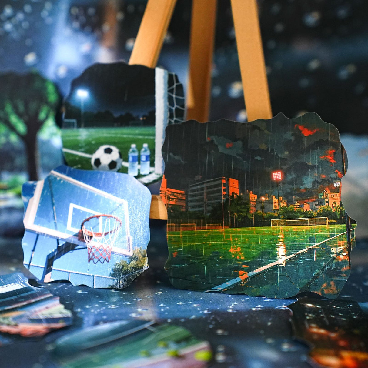 40pcs rainy sticker box (S25062002)