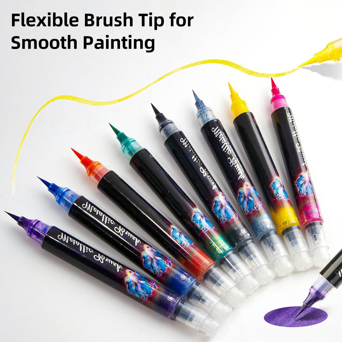 8pcs paint splash pens bundle (M25090502)