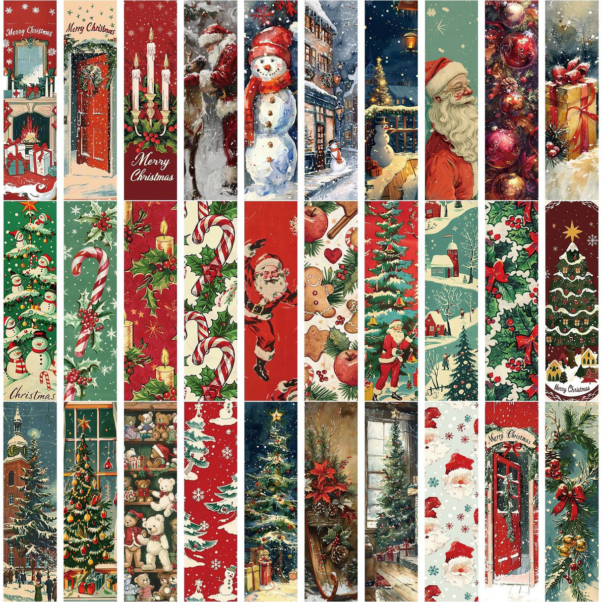 30pcs christmas paper card pack(P26072009)