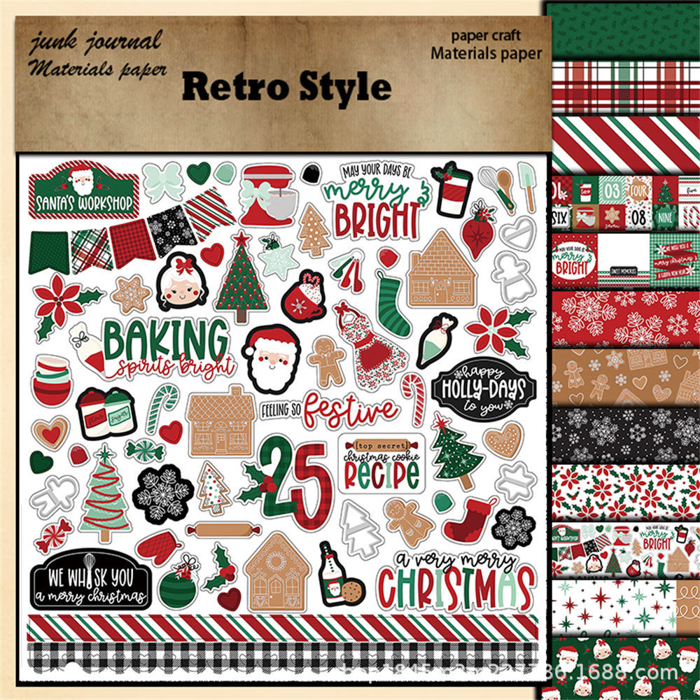 Christmas 6in" paper 12pcs