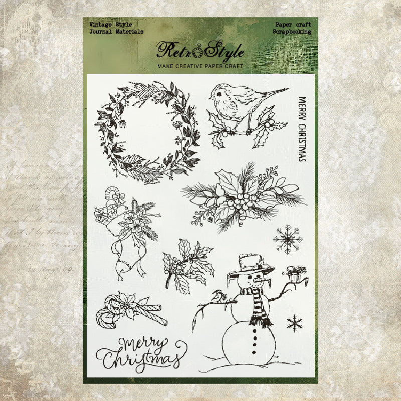1pc halloween x-mas clear stamp (Z25062004)