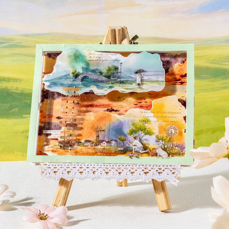 10pcs cloud view sticker pack (S25101605)