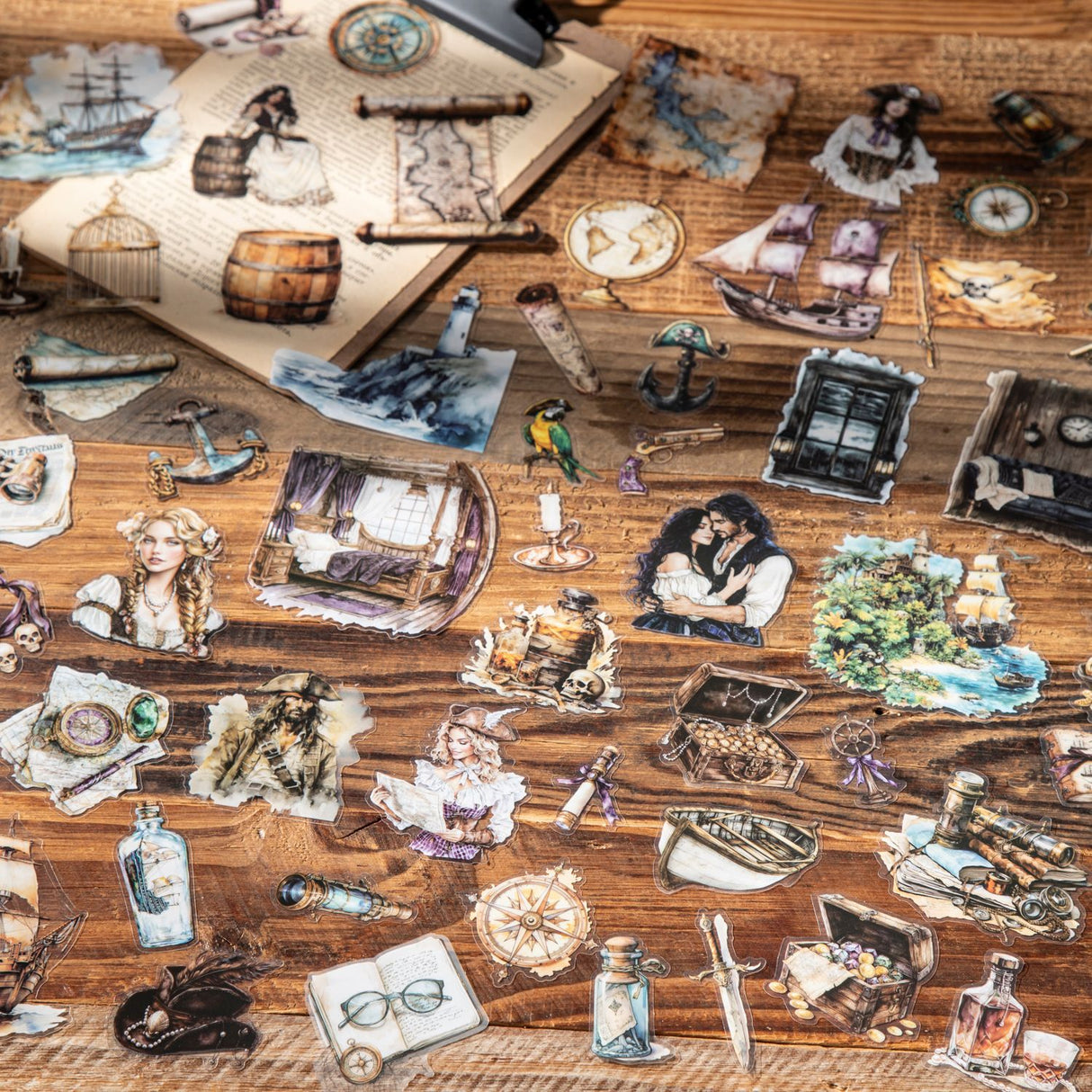 20pcs pirate sticker pack (S25053001)