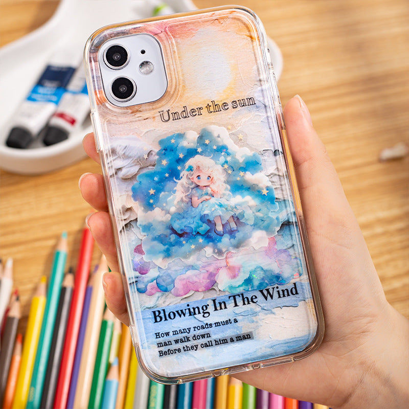 10pcs color painting washi-sticker pack (S25070406)