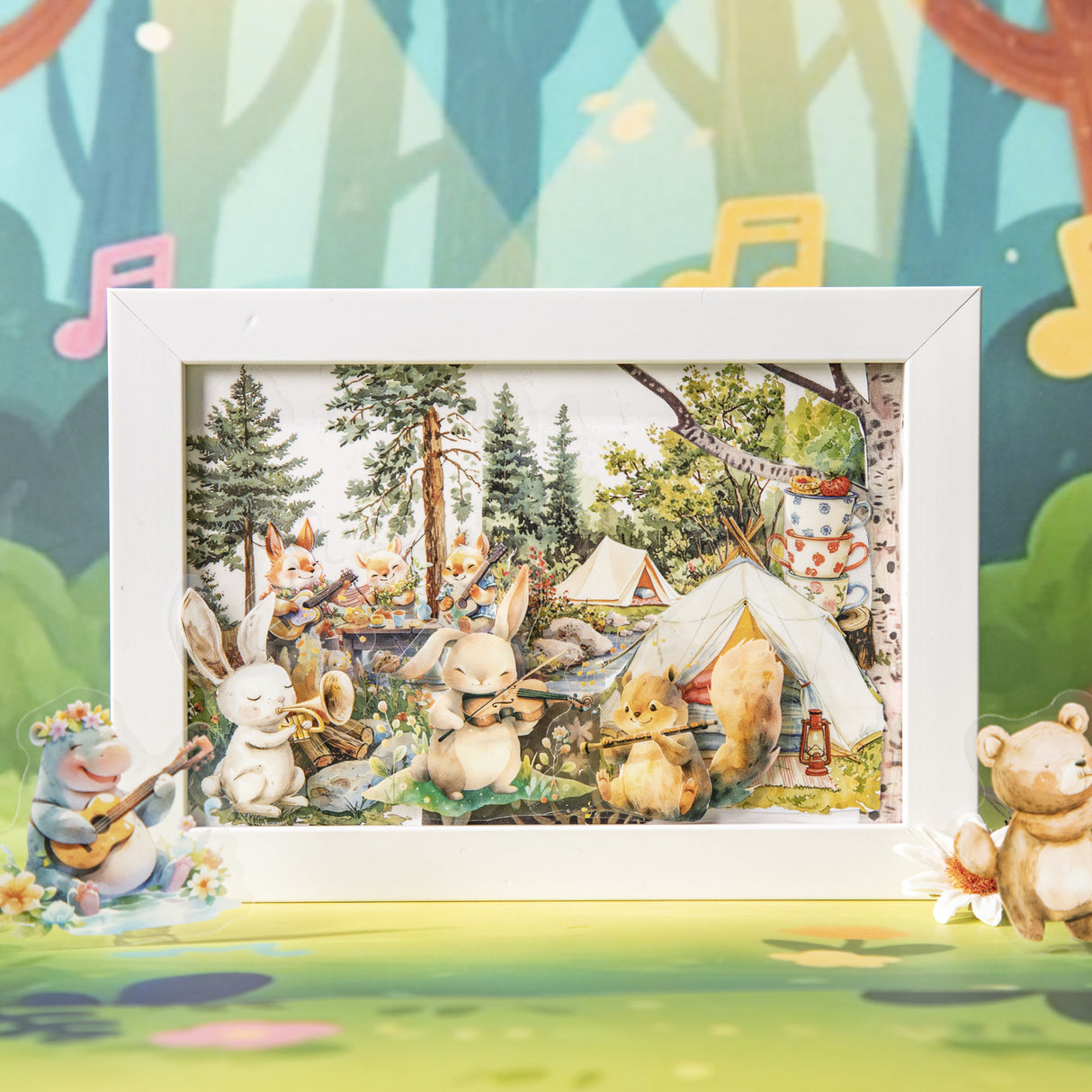 15pcs animal concert sticker pack (S25070806)