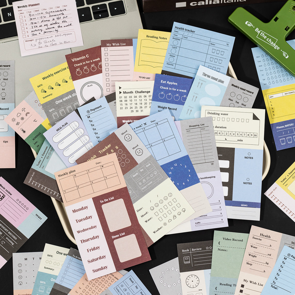 20sheets planner pre-cut sticker book(TZB26040808)