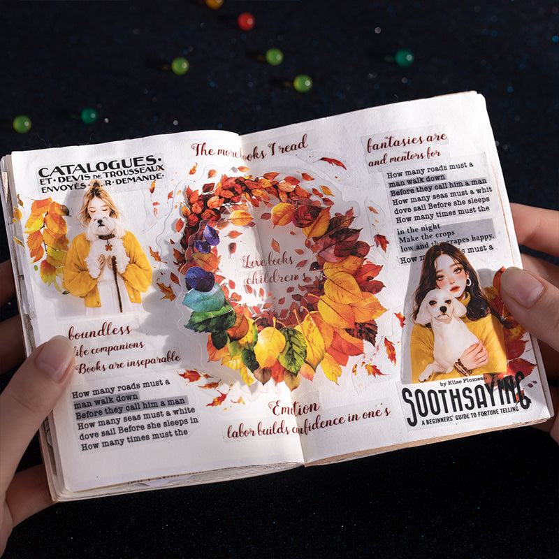 8pcs flower blooming sticker pack (S25082707)