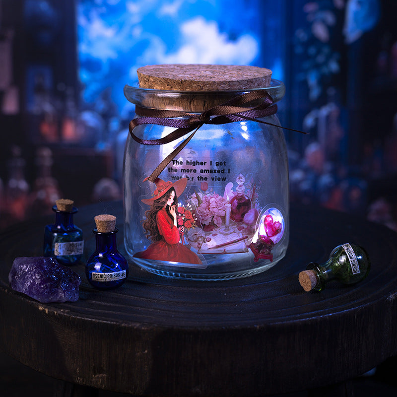 50pcs witch magic sticker tin box(S25041005)