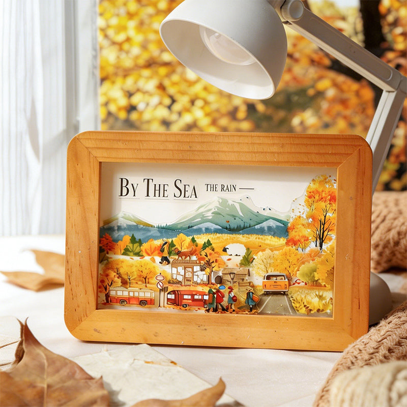 48sheets autumn landscape sticker book(TZB26071111)