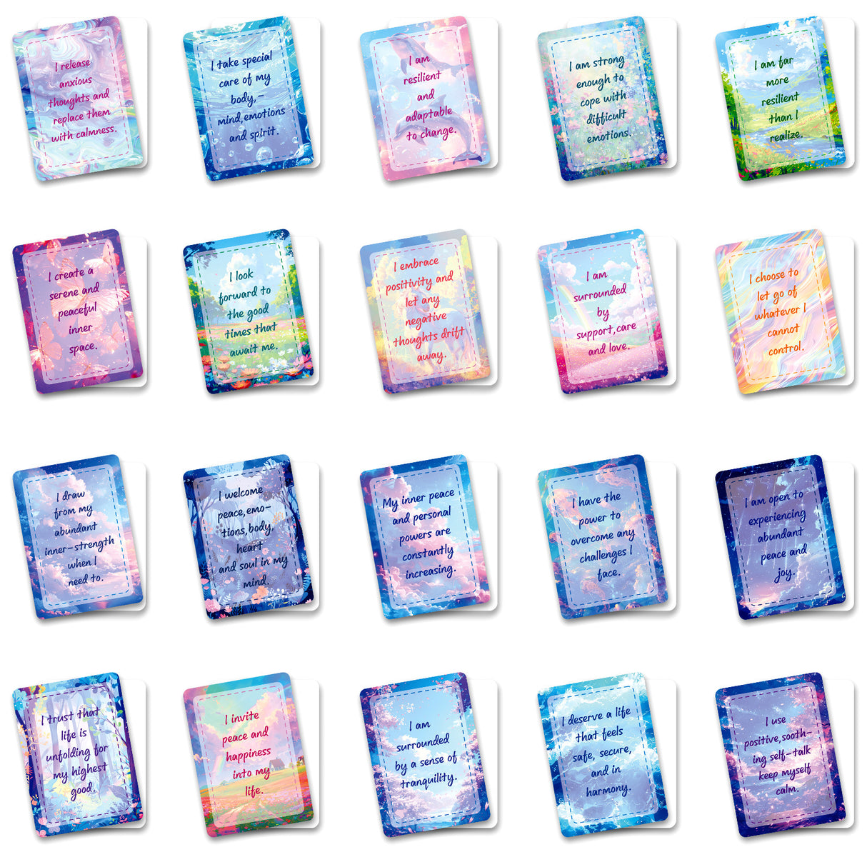 50pcs words ATC card (C25082502)