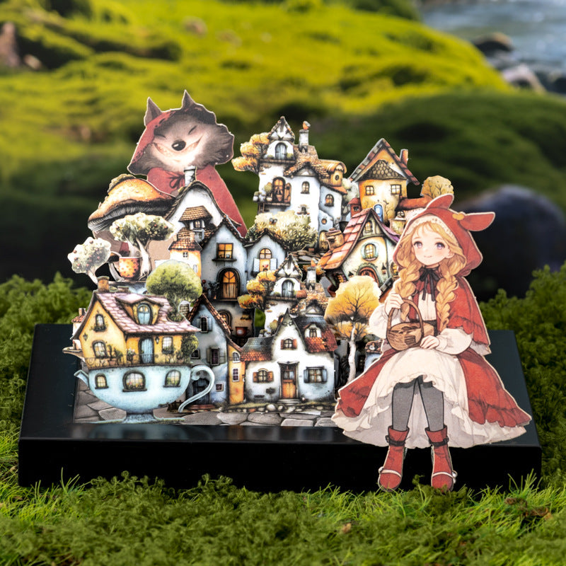 50pcs strange house sticker box (S25062701)