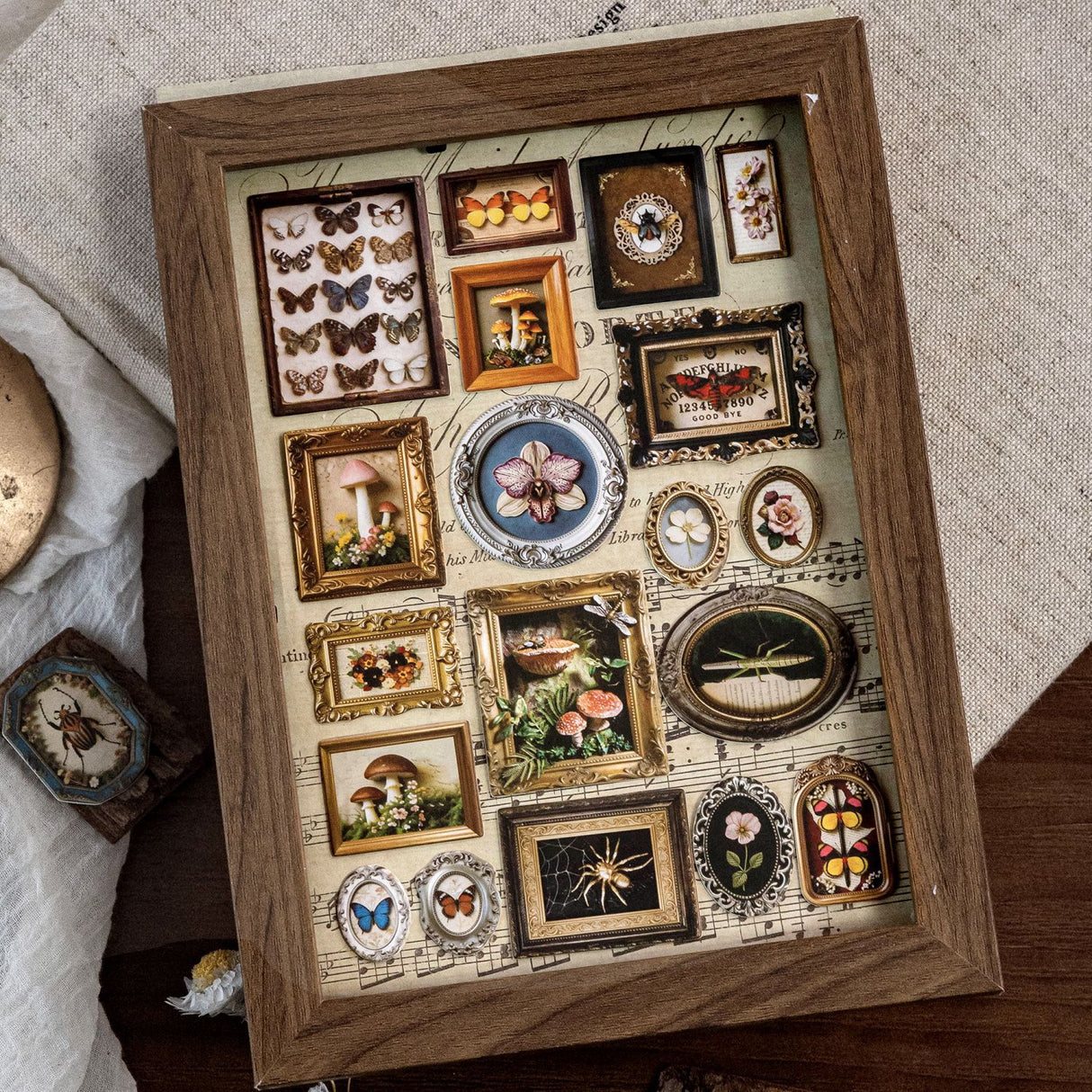2pcs vintage card-sticker pack (S26051105)