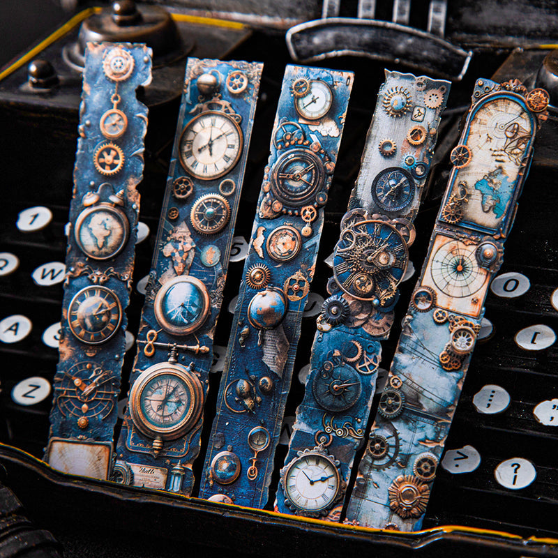 10-pack steampunk-kortklistermärken (S25121601)
