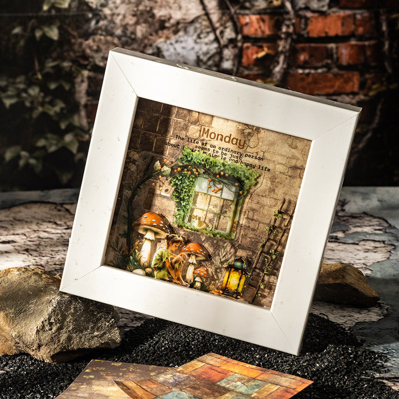 30pcs vine PET+WASHI+PAPER sticker book (TZB25062804)