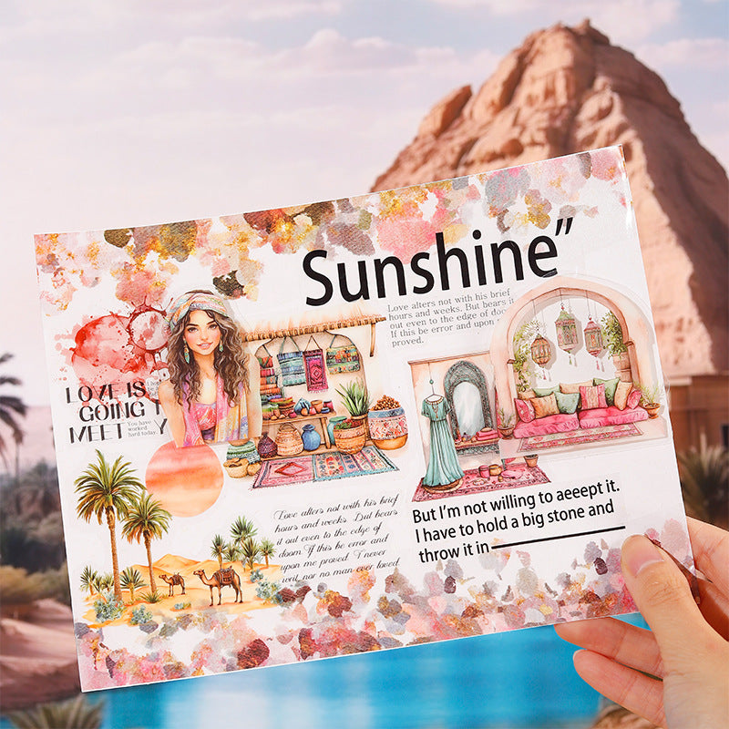 20pcs exotic journey sticker pack (S25070206)