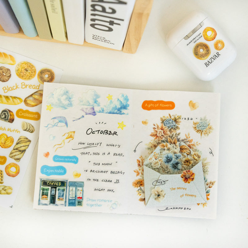 1pc life style transfer-sticker pack (S25102103)