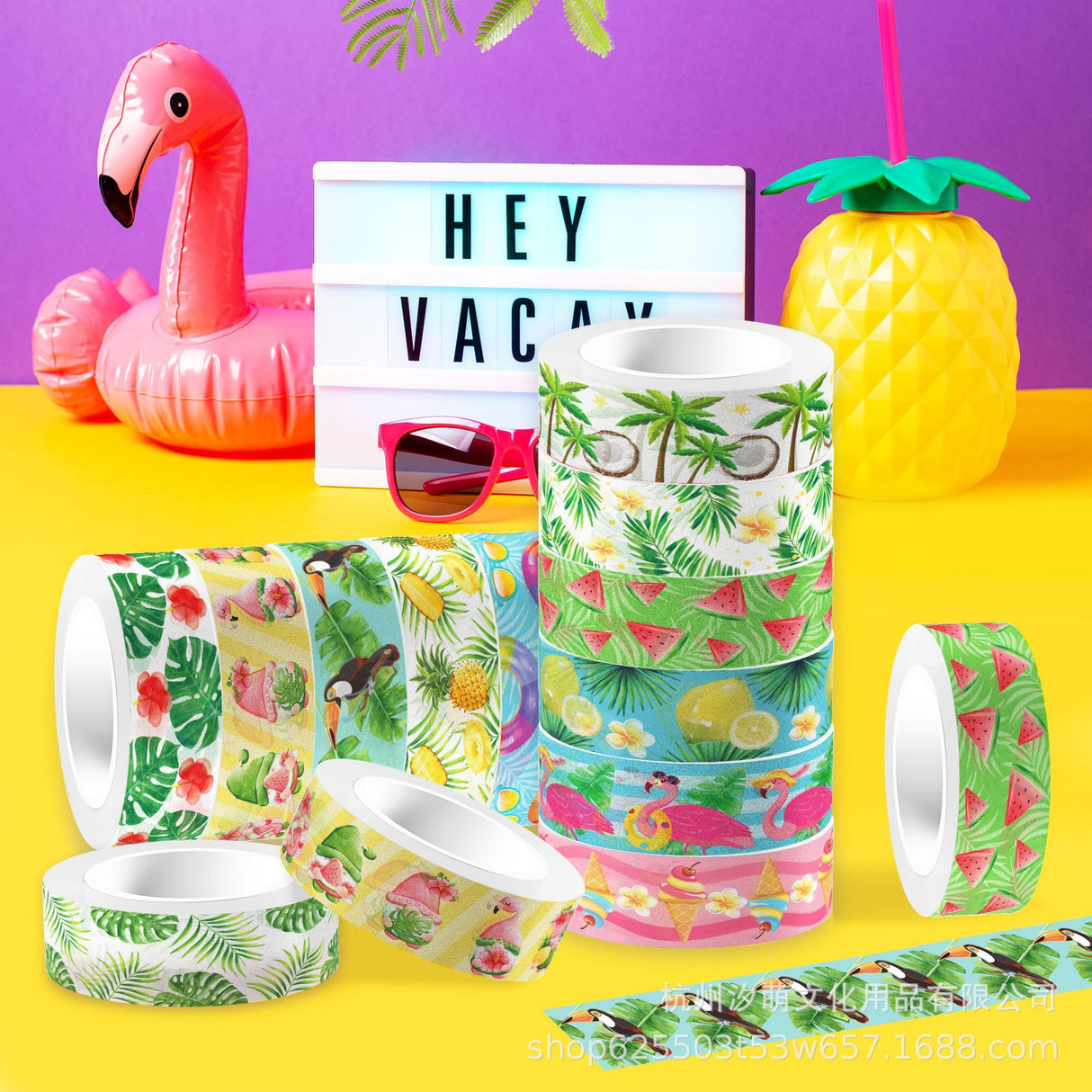 12rolls summer washi-tape(T26033001)