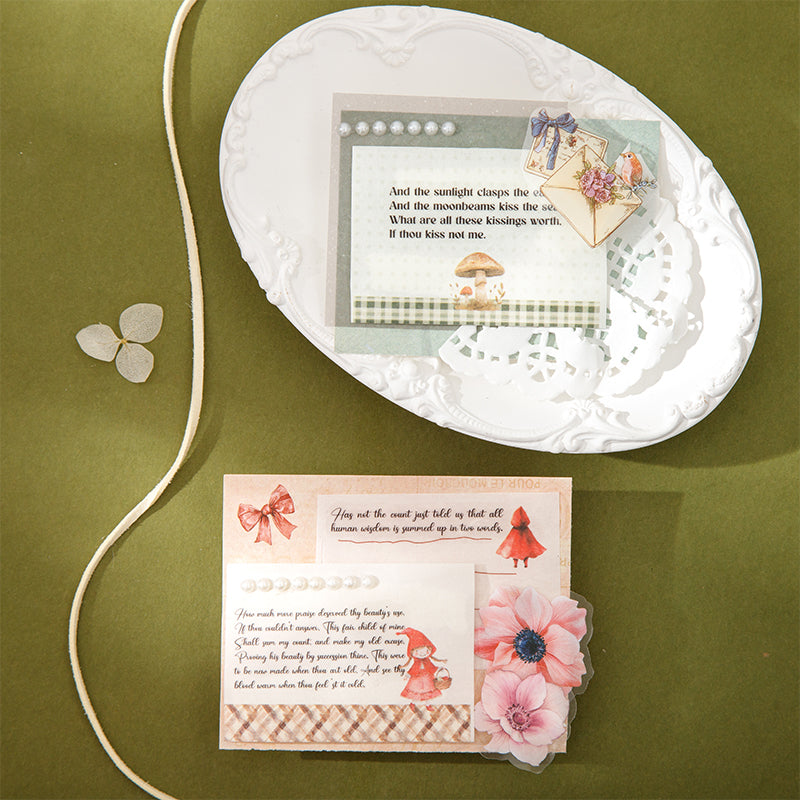 1 roll fairy tale pre-cut washi-tape (T26040702)