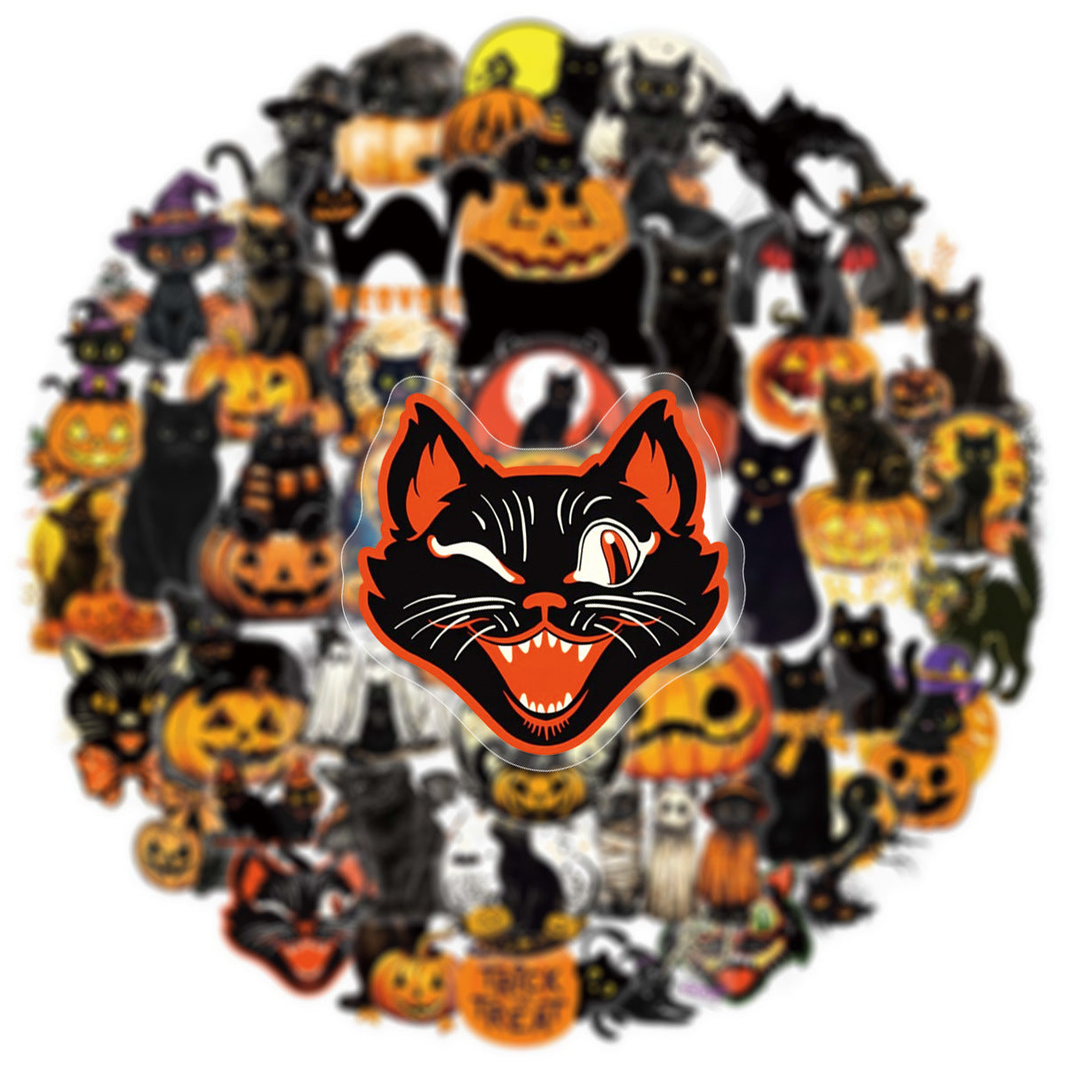 50pcs halloween sticker pack(S26061801)