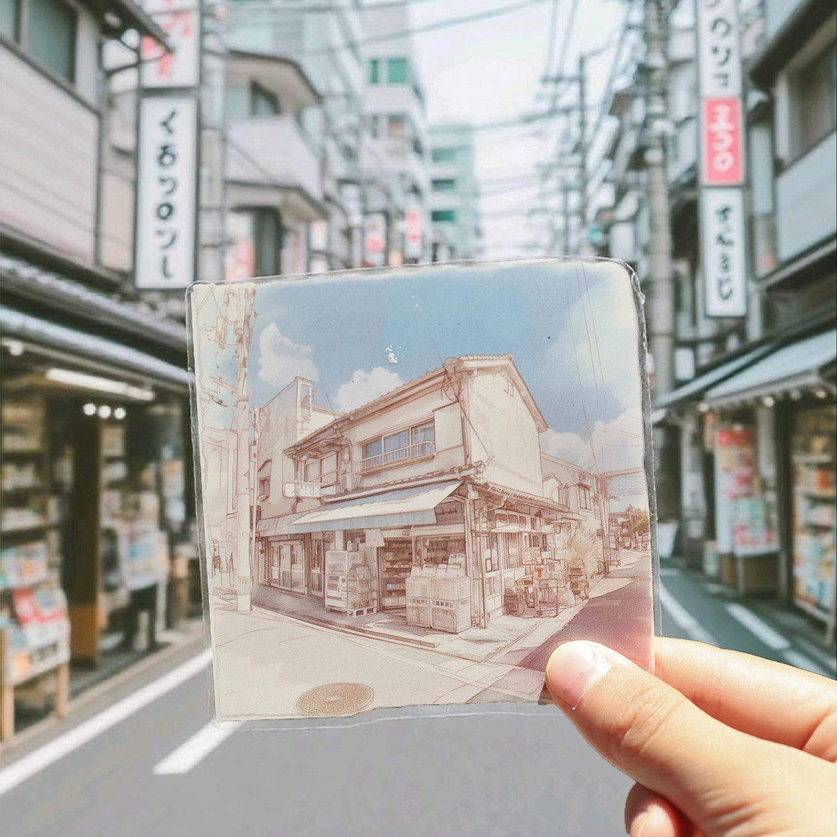 10pcs landscape PET-sticker pack (S25090803)