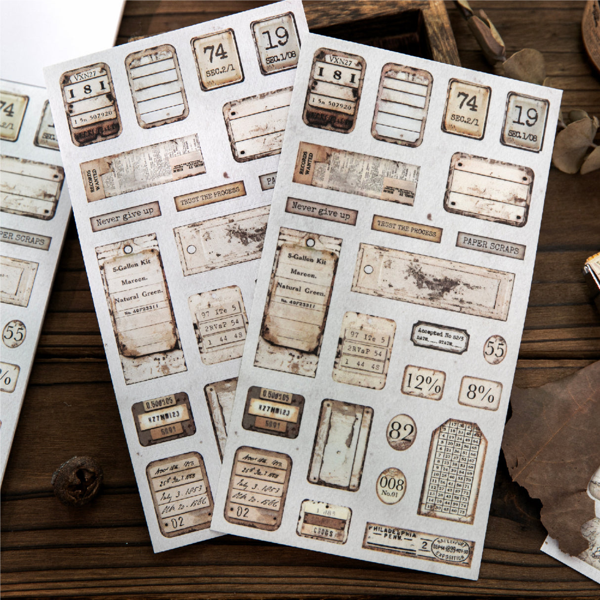 20pcs vintage sticker book(TZB26061010)