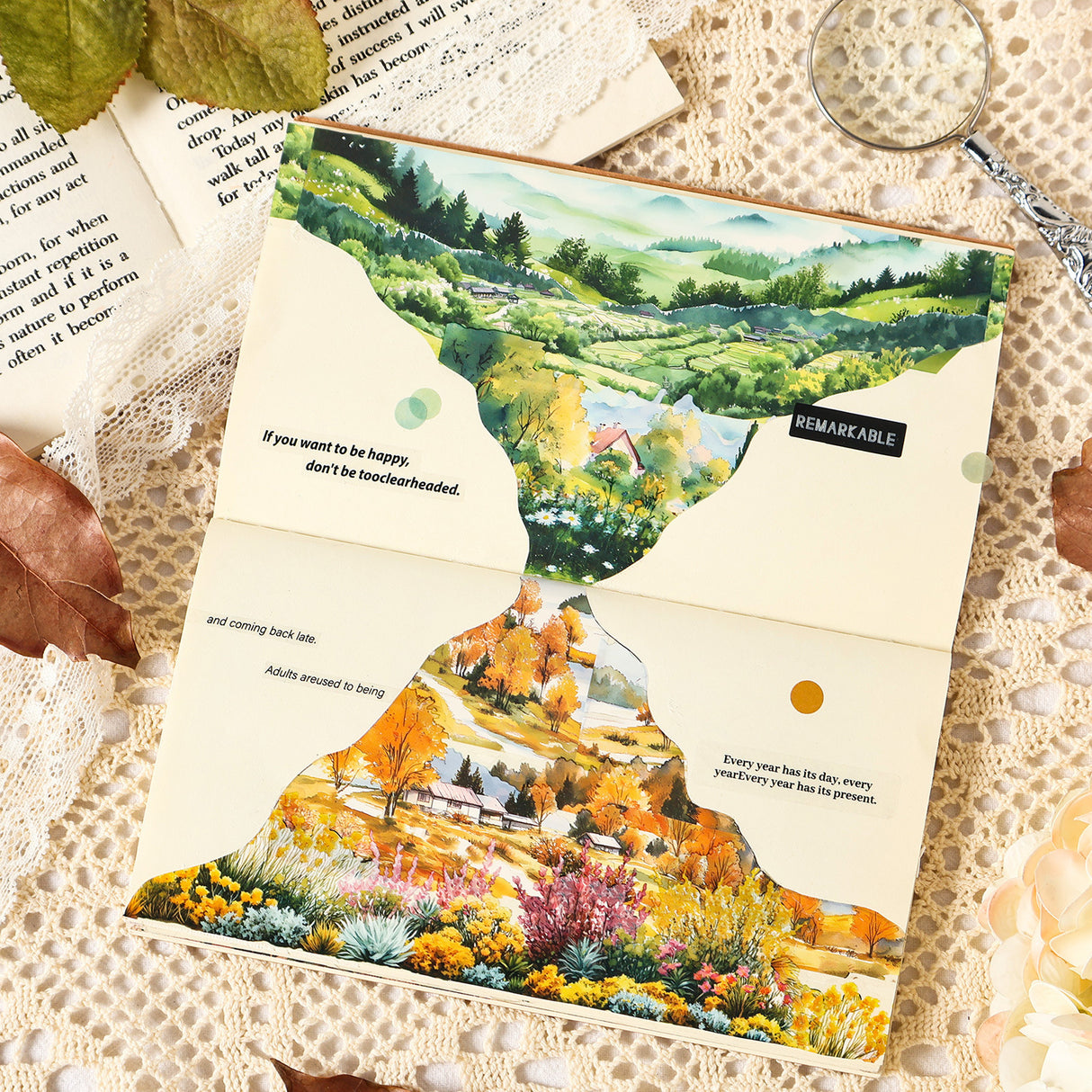 10pcs landscape sticker pack (S25071007)