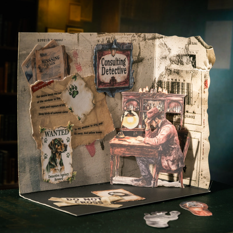 20pcs detective agency sticker pack (S25082504)