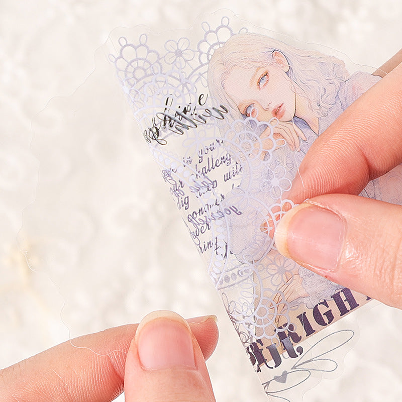 10pcs character words sticker pack (S25071802)