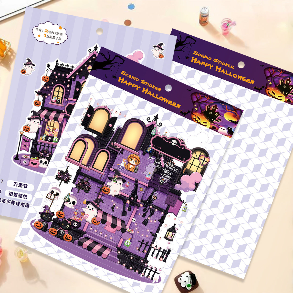 Halloween sticker pack 1 sheet(S26091408)