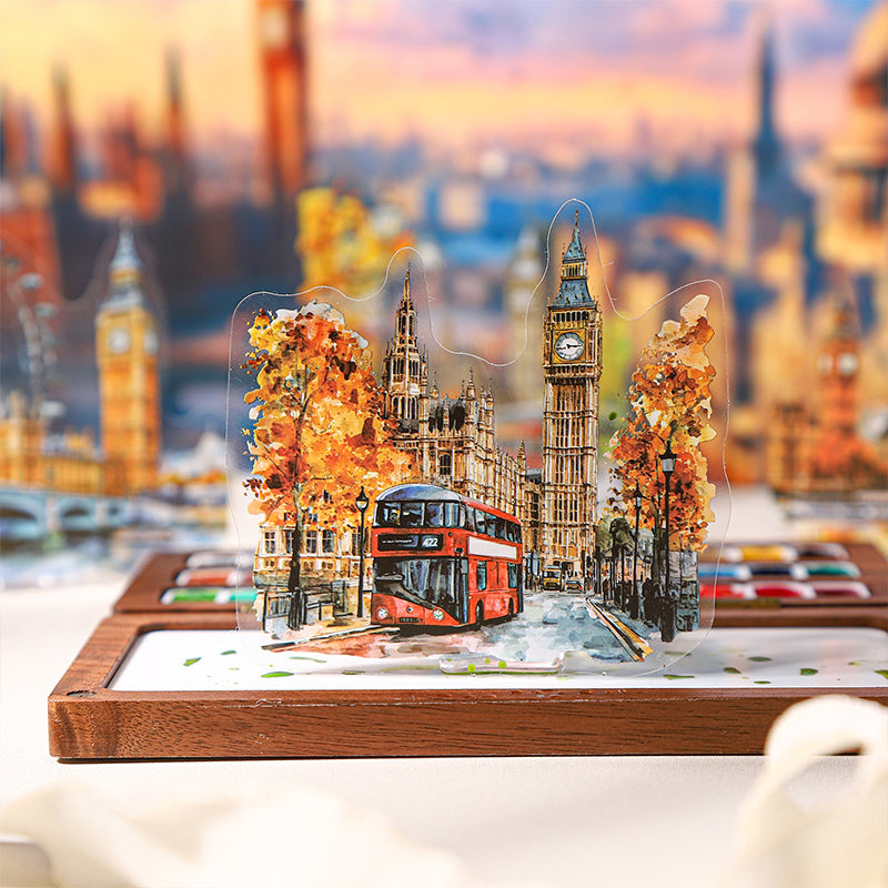 10pcs colorful world PET-sticker pack (S25072806)